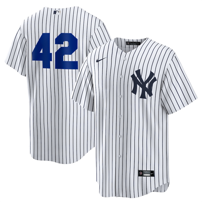Camiseta Beisbol Hombre New York Yankees 2025 Jackie Robinson Day Replica Blanco